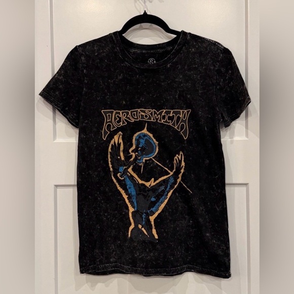 Treasure & Bond Aerosmith Vintage Wash Band Tee Shirt - Picture 9 of 13